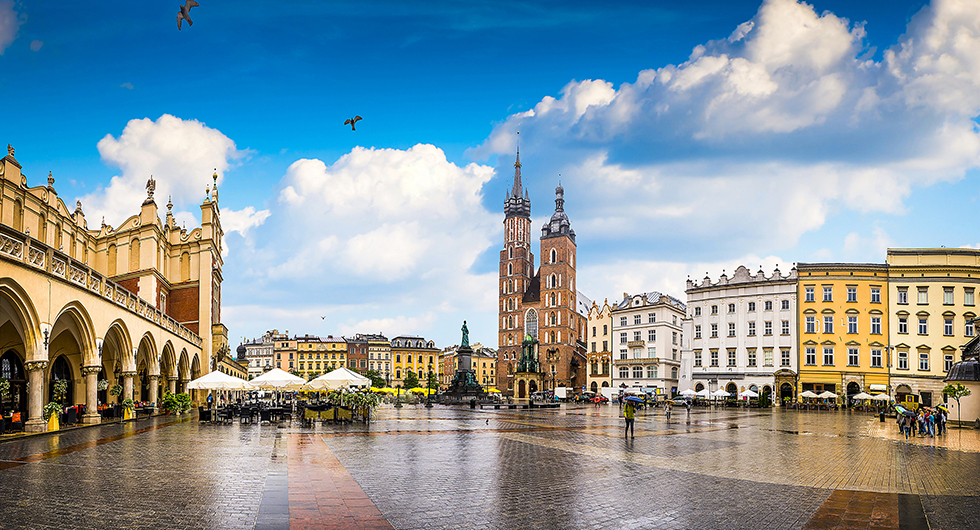 Billige pakkerejser til Krakow